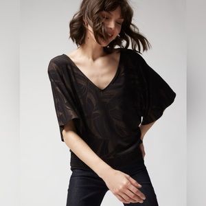 WHBM Matte Jersey Kimono Top